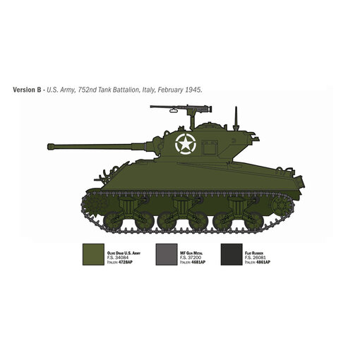 Italeri Italeri M4A3 76mm Wet Shreman Italeri Italeri M4A3 76mm Wet Shreman