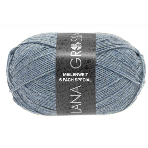 Lana Grossa Lana Grossa Meilenweit 150 gram 6 draads Tweed