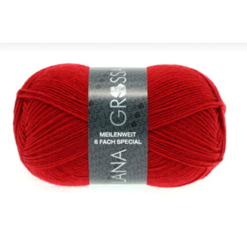 Lana Grossa Lana Grossa Meilenweit 150 gram 6 draads Uni