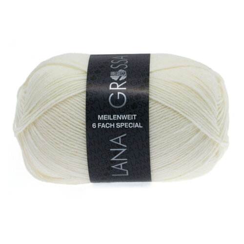Lana Grossa Lana Grossa Meilenweit 150 gram 6 draads Uni