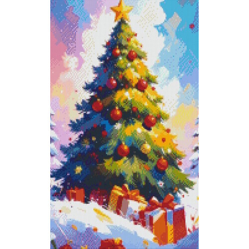 PixelHobby Pixelhobby Patroon 5859 Kerstboom met kerstcadeautjes PixelHobby Pixelhobby Patroon 5859 Kerstboom met kerstcadeautjes