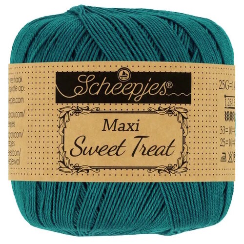 Scheepjeswol Scheepjes Maxi Sweet Treat 25 gram nr 401 Dark Teal Scheepjeswol Scheepjes Maxi Sweet Treat 25 gram nr 401 Dark Teal
