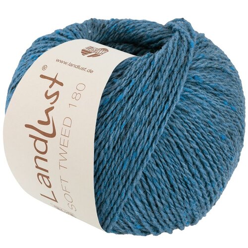 Lana Grossa Landlust Soft Tweed 180 Country Tweed Turquoise blauw gevlekt 129 Lana Grossa Landlust Soft Tweed 180 Country Tweed Turquoise blauw gevlekt 129