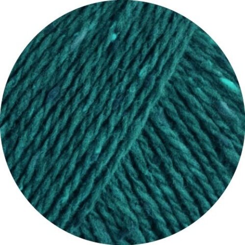 Lana Grossa Landlust Soft Tweed 180 Country Tweed petrol groen gevlekt 130