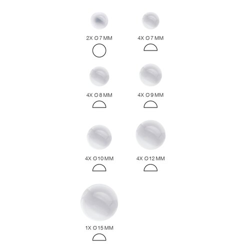 Rico Design Epoxy mal ballen en halve ballen Rico Design Epoxy mal ballen en halve ballen