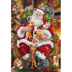 Leti Stitch Leti Stitch borduurpakket Paws & Presents 32 x 46 cm