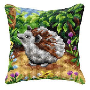 Orchidea Orchidea Borduurkussen Egeltje 40 x 40 cm Orchidea Orchidea Borduurkussen Egeltje 40 x 40 cm