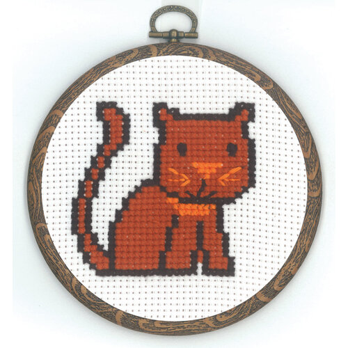 Permin Permin Borduurpakket Kat 13-0330 Permin Permin Borduurpakket Kat 13-0330