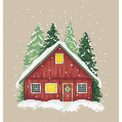 AVA Stitch Ava Stitch Borduurpakket Red House AVA Stitch Ava Stitch Borduurpakket Red House