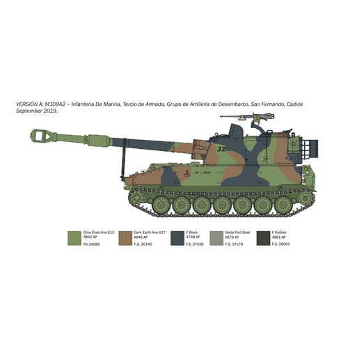 Italeri Italeri M-109/A2-A3-G Tank 1: 35 Italeri Italeri M-109/A2-A3-G Tank 1: 35
