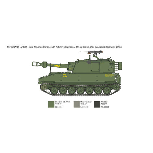 Italeri Italeri M-109/A2-A3-G Tank 1: 35 Italeri Italeri M-109/A2-A3-G Tank 1: 35