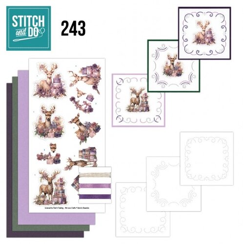 Hobbydots Stitch and Do 243 Pastel Purple Christmas Hobbydots Stitch and Do 243 Pastel Purple Christmas