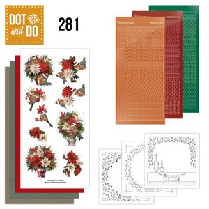 Hobbydots Dot and Do 281 Floral Christmas