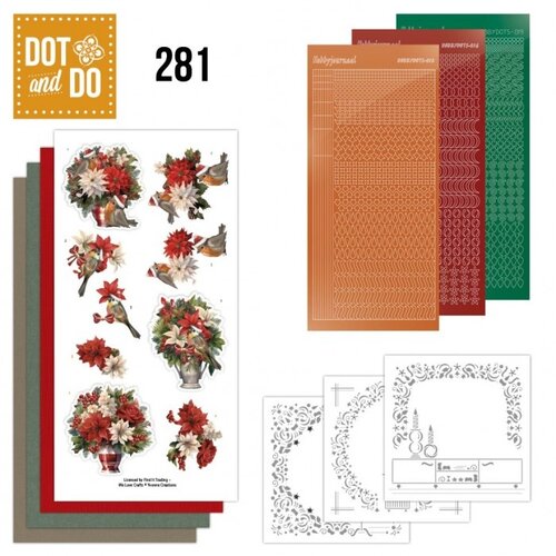 Hobbydots Dot and Do 281 Floral Christmas Hobbydots Dot and Do 281 Floral Christmas