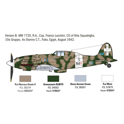 Italeri Italeri MC.202 Folgore Aces 1: 72 Italeri Italeri MC.202 Folgore Aces 1: 72