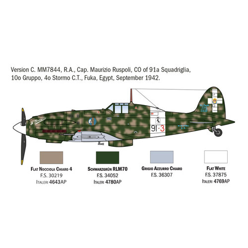 Italeri Italeri MC.202 Folgore Aces 1: 72 Italeri Italeri MC.202 Folgore Aces 1: 72