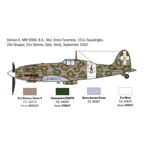 Italeri Italeri MC.202 Folgore Aces 1: 72 Italeri Italeri MC.202 Folgore Aces 1: 72