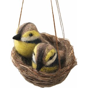 Viltpakket meesjes in een nestje
