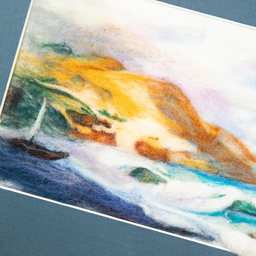 Viltpakket Schilderij Zee Landschap Viltpakket Schilderij Zee Landschap