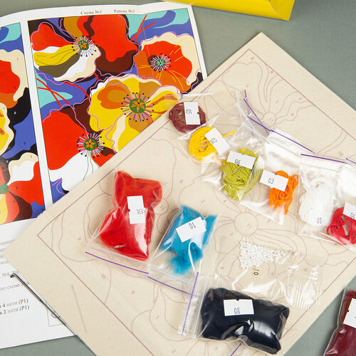 Viltpakket Schilderij Colors of summer