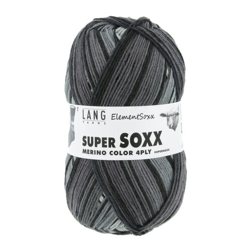 Lang Yarns Lang Yarns Super Soxx Element 100 gram 4 draads Lang Yarns Lang Yarns Super Soxx Element 100 gram 4 draads