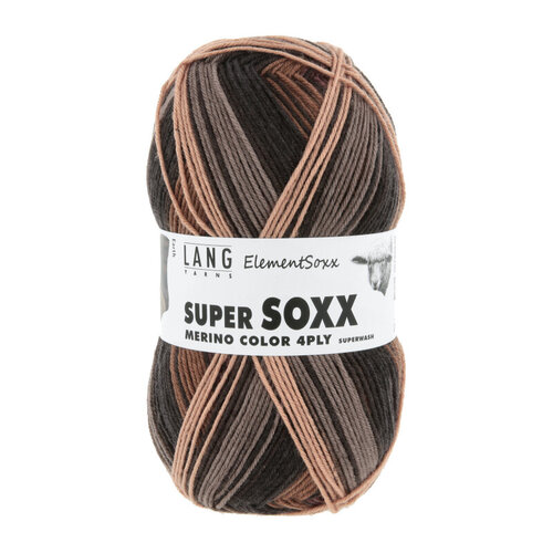 Lang Yarns Lang Yarns Super Soxx Element 100 gram 4 draads Lang Yarns Lang Yarns Super Soxx Element 100 gram 4 draads