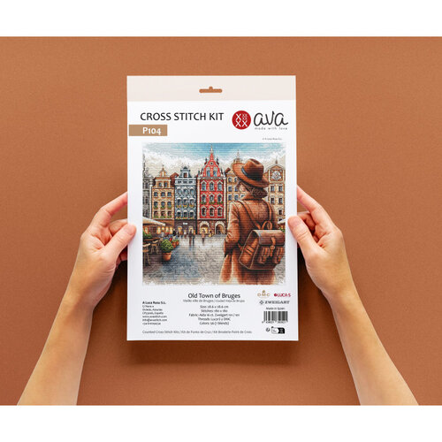 AVA Stitch AVA Stitch Borduurpakket Old Town of Bruges