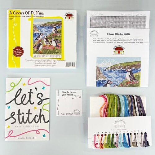 Bothy Threads Bothy Threads Borduurpakket A Circus Of Puffins