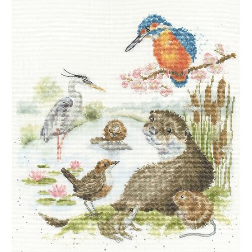 Bothy Threads Bothy Threads Borduurpakket The Water's Edge Bothy Threads Bothy Threads Borduurpakket The Water's Edge