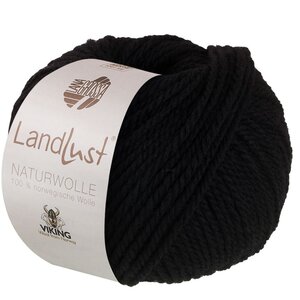 Lana Grossa Lana Grossa Naturwolle 011 Zwart