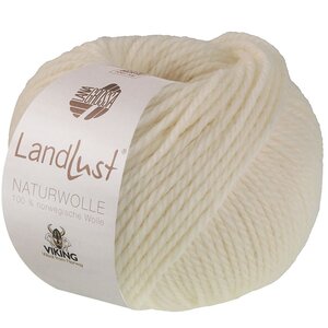 Lana Grossa Lana Grossa Naturwolle 001 Wolwit