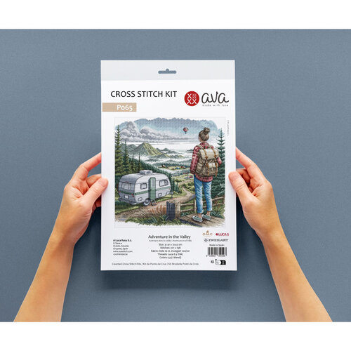 AVA Stitch AVA Stitch Borduurpakket Adventure in the Valley AVA Stitch AVA Stitch Borduurpakket Adventure in the Valley