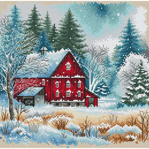 AVA Stitch AVA Stitch Borduurpakket MINI Version. The Red Cabin