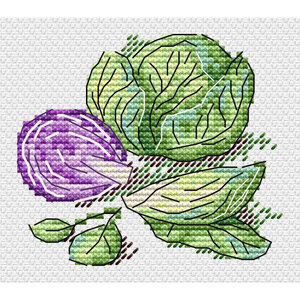 MP Studia MP Studia Borduurpakket Cabbage