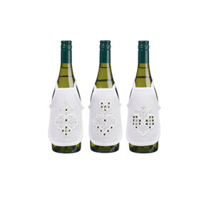 Permin Permin Hardanger Heart Silver Wijnflesjasjes 78-0634