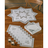 Permin Winter Hardanger tafelkleedje 27-9647