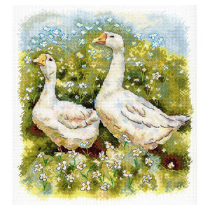 MP Studia MP Studia Borduurpakket Geese on a walk