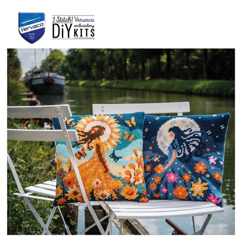 Vervaco Vervaco Kruissteekkussen Meisje met de zon PN-0212141