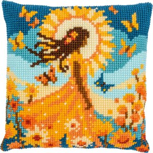 Vervaco Vervaco Kruissteekkussen Meisje met de zon PN-0212141
