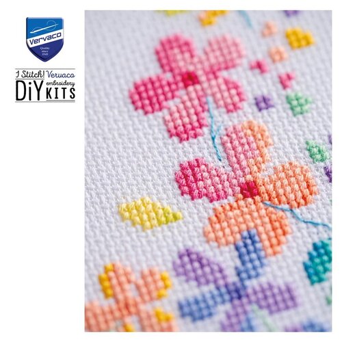 Vervaco Vervaco Borduurpakket geboorte Baby voetjes Vervaco Vervaco Borduurpakket geboorte Baby voetjes