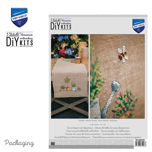 Vervaco Vervaco Tafelloper Linnen Tuinspullen