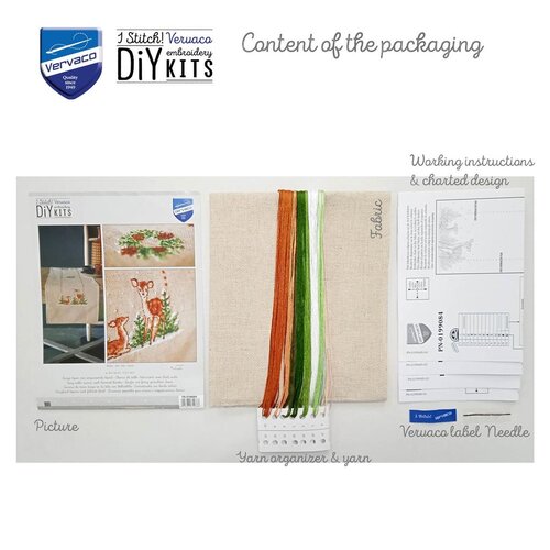 Vervaco Vervaco Tafelloper Hertjes