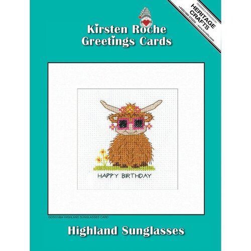Heritage Crafts Heritage Crafts Borduurkaart Highland Card Sunglasses Heritage Crafts Heritage Crafts Borduurkaart Highland Card Sunglasses