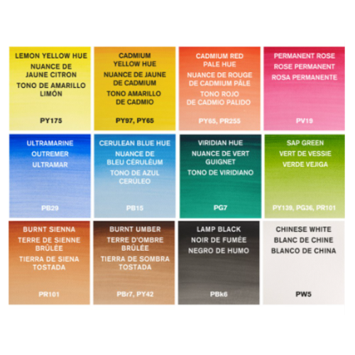 Cotman Cotman Aquarelverf set Field Plus 12 Halve napjes Cotman Cotman Aquarelverf set Field Plus 12 Halve napjes