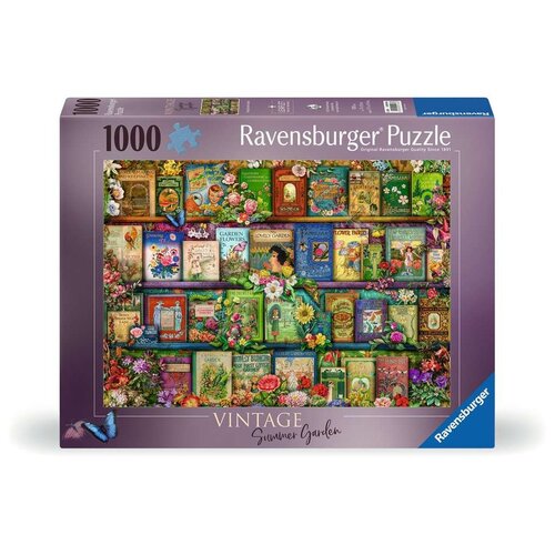 Ravensburger Ravensburger Legpuzzel Vintage tuinboeken 1000 stukjes Ravensburger Ravensburger Legpuzzel Vintage tuinboeken 1000 stukjes