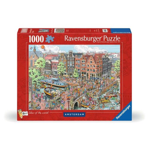 Ravensburger Ravensburger Legpuzzel Fleroux Amsterdam 1000 stukjes Ravensburger Ravensburger Legpuzzel Fleroux Amsterdam 1000 stukjes