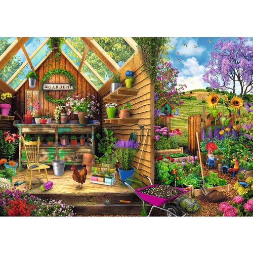 Ravensburger Ravensburger Blik in het tuinhuis 300 stukjes
