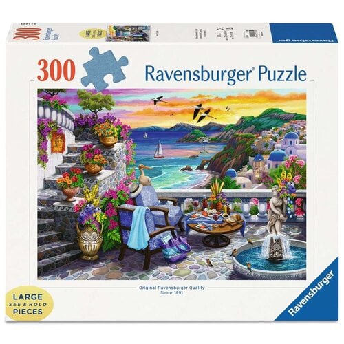 Ravensburger Ravensburger Santorini sunset 300 stukjes Ravensburger Ravensburger Santorini sunset 300 stukjes