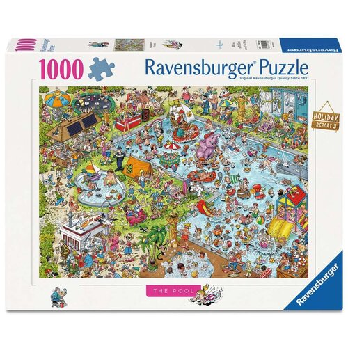 Ravensburger Ravensburger Holiday resort 3 The Pool 1000 stukjes Ravensburger Ravensburger Holiday resort 3 The Pool 1000 stukjes