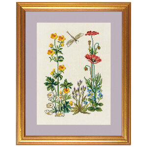 Eva Rosenstand Eva Rosenstand Borduurpakket Buttercup and poppy 12-253